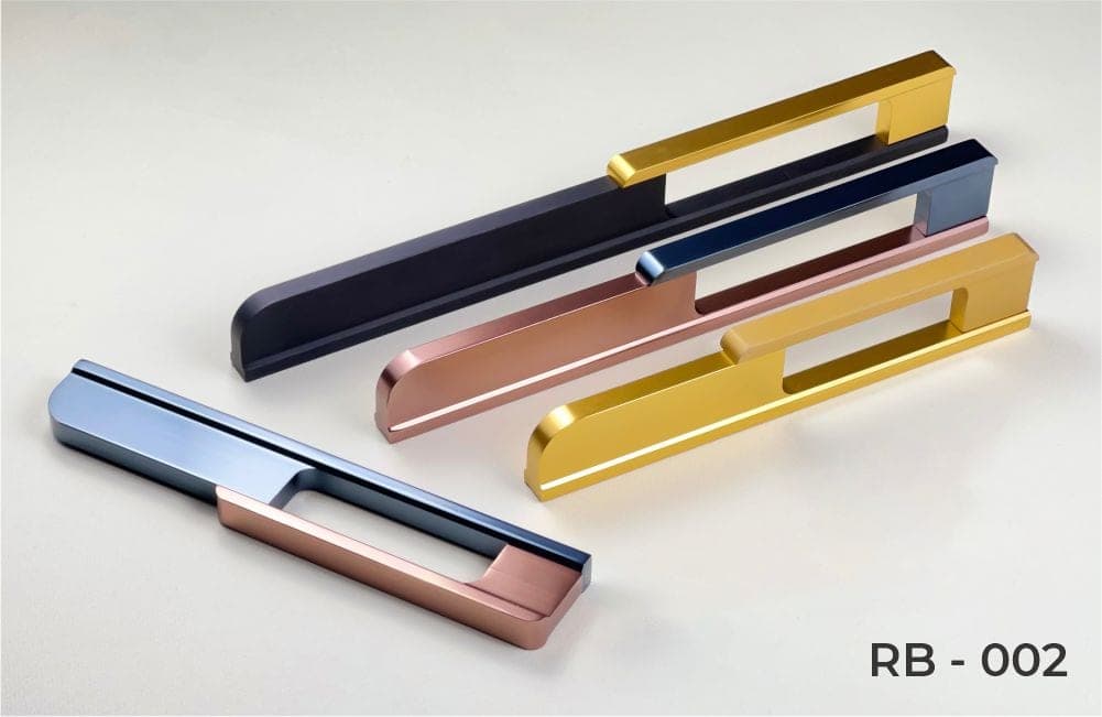aluminum wardrobe handle