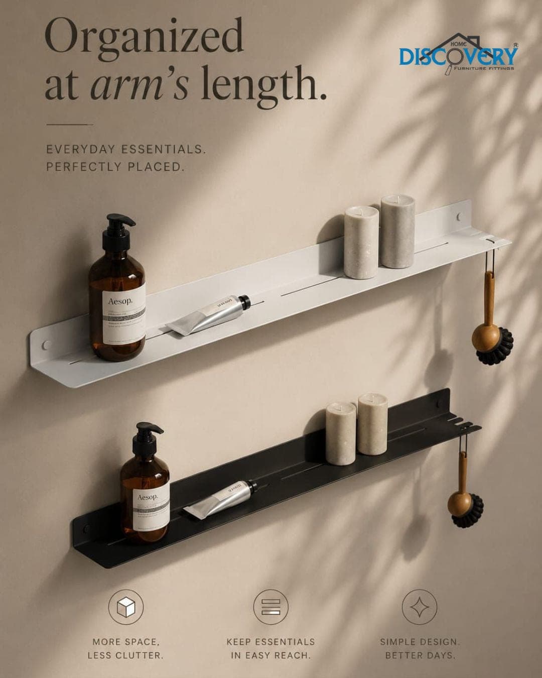 Shower Shelf With Storage